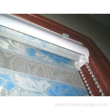 Patterned Zebra Jacquard Electric Roller Blind , Horizontal